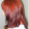 Jackie used Renaissance pure henna to go from light brown to a striking auburn. Although she had set out intending to use indigo powder after henna, she loved the auburn hair colour result so much she decided to stick with pure henna !