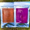 Natural brown permanent hair dye packets