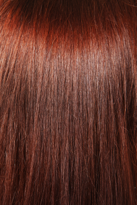 red brown hair background