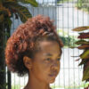 Natural hair hennaed, stunningly beautiful natural skin b;lack woman with hennaed natural hair beatiful