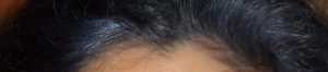 Purple blue indigo hair colour