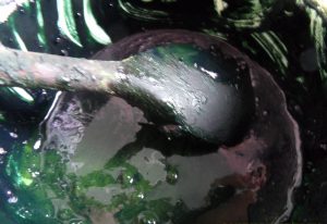 Indigo Purple Dye Release